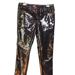 High Waist Vinyl Pants